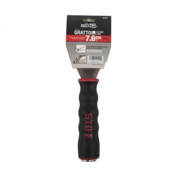 Grattoir à lame courbée (extensible) en acier à haute teneur en carbone