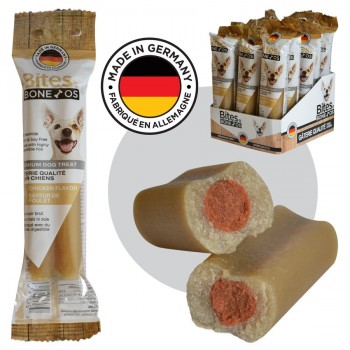 BITES OS Gâterie de qualité pour chien, Saveur de POULET