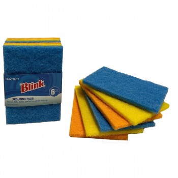 Blink Éponges à récurer 15cm x 10cm - Paquet de 6