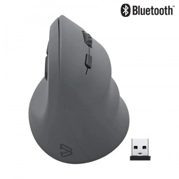 Souris sans fil Bluetooth ergonomique BLUE DIAMOND - 2400 DPI - Gris