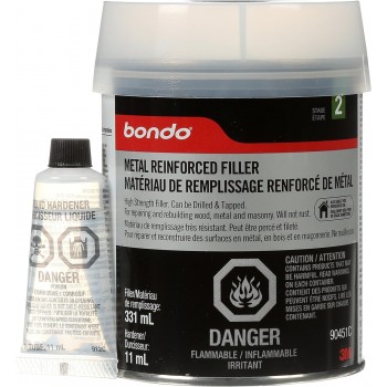 Bondo Mastic renforcé en métal 331ml