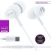 Boost Hands-free Earphones with Type-C plug, White