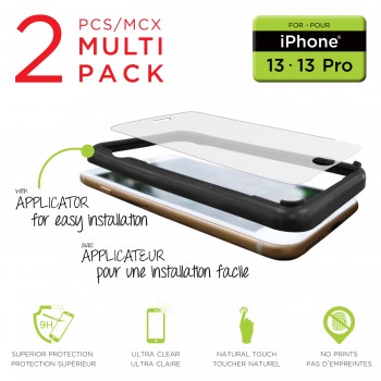 Boost Verre trempé pour iPhone 13/13 Pro - Paquet de 2