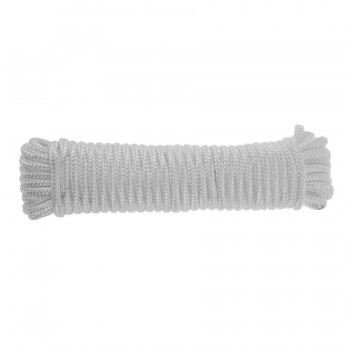 Braided Nylon Anchor Rope - 9.5 mm X 30.5 m - 359 lbs - White