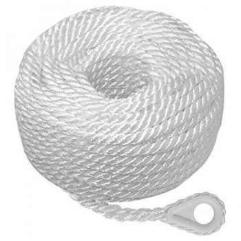 Braided Nylon Rope - 3/8 in. X 150 ft. (9.5mm X 45.7m) - White