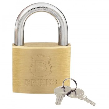 Cadenas en laiton BRINKS avec 2 clés - 50 mm