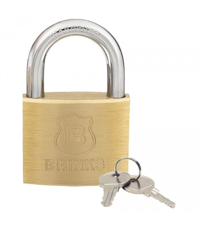 Cadenas en laiton BRINKS avec 2 clés - 50 mm