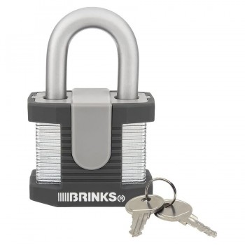 Cadenas en acier laminé BRINKS avec 2 clés - 50 mm