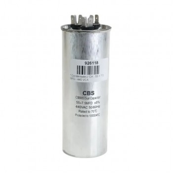 CBB65 Dual Run Capacitor 55 + 7.5 MFD - 440 V AC