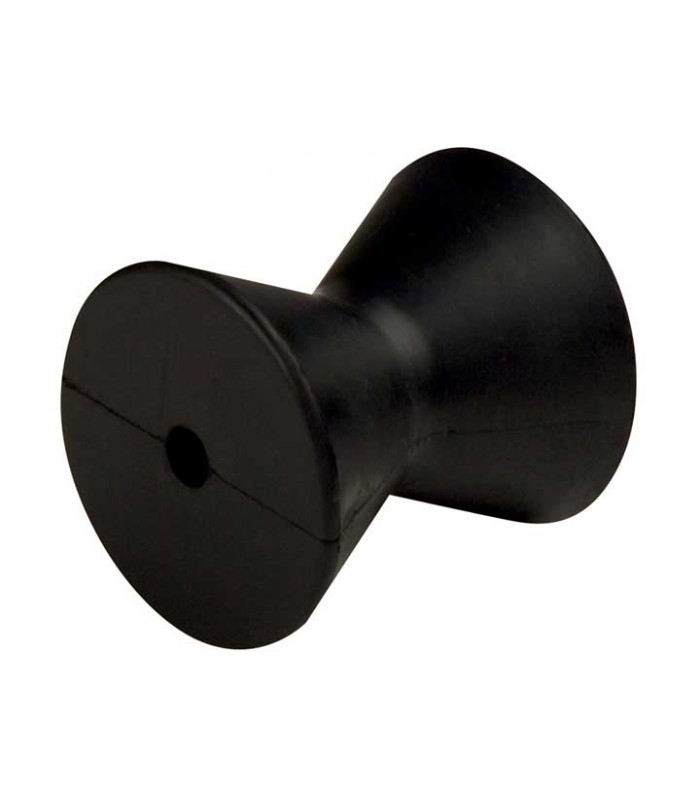 CE Smith - 29541 Boat Trailer Rubber Bow Roller - 4 in. Wide - Black