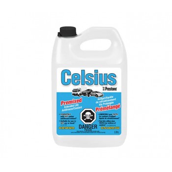 Celsius Extended Life 50/50 Prediluted Antifreeze/Coolant, 3.78 L