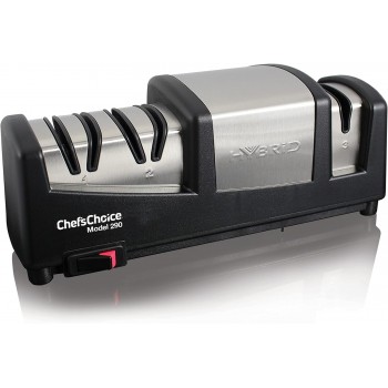 Chef'sChoice Aiguiseur de Couteaux Hybride Diamant Combine Affûtage Électrique et Manuel