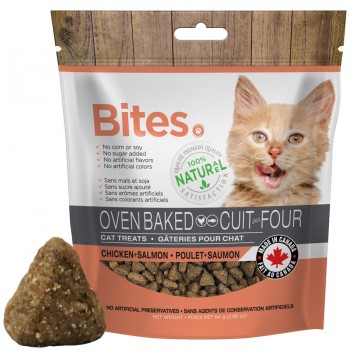 Gâteries saveur poulet et saumon pour chat - 84g
