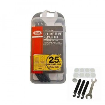 Compact Bicycle Tube Repair Kit - 25 pieces