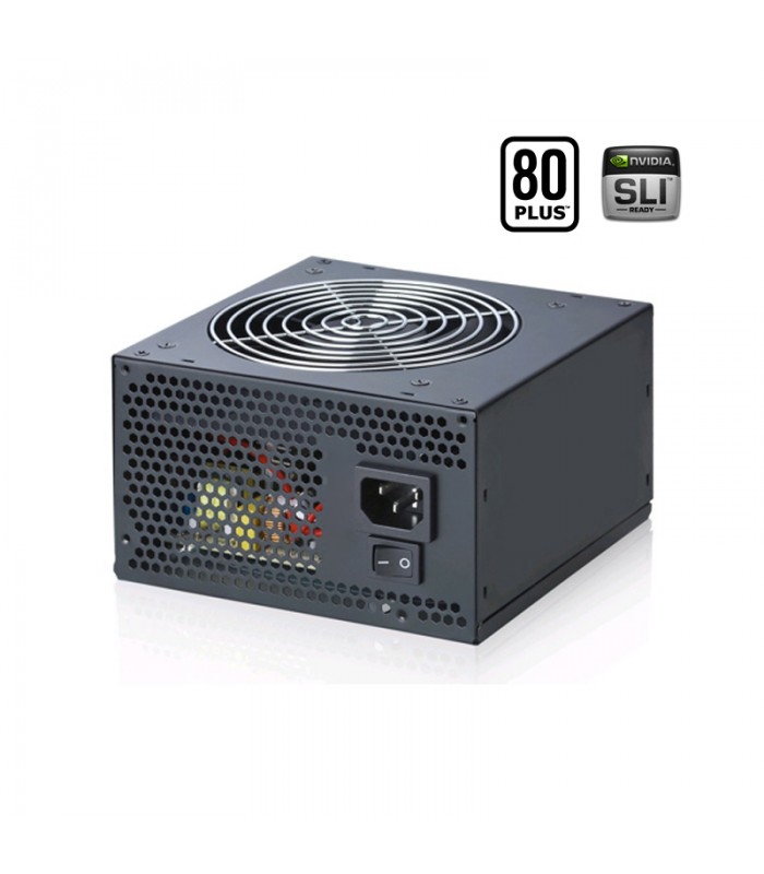 Coolmax ZX-500 Bloc D'alimentation 500 W 80Plus ATX12 V/EPS12 V, ventilateur 140 mm, compatible SLI