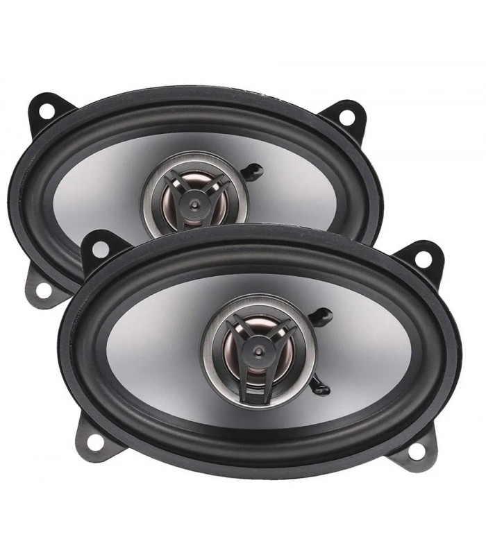 Crunch Haut-parleur coaxial pour voiture de 4x6 po. - 2 voies - 150 W RMS - Paire