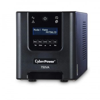 CyberPower Bloc d′alimentation UPS intelligent avec écran ACL et protection contre les surcharges - 6 prises - USB/COM/EPO - 750 VA - 525 W