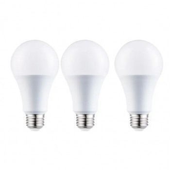 Dimmable LED Bulb A21 - 120V - 16W - E26 - 3000K - 3-Pack