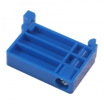 Embout pour rail DIN - Type Omega - 35 mm - Bleu