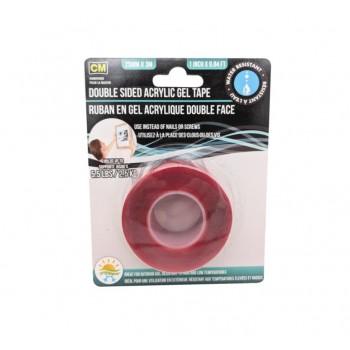 Ruban en Gel Acrylique Double Face - 25mm x 3m