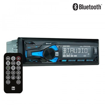Dual Récepteur multimédia DIN Bluetooth avec télécommande IR - USB/AUX/AM/FM - Réusiné