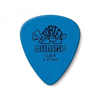 Dunlop Pic de guitare 1.0 mm - Bleu - Paquet de 12