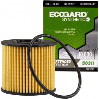 Ecogard Filtre à huile synthétique 16-09 Toyota Corolla, 14-09 Matrix, 18-10 Prius, 17-12 Prius V