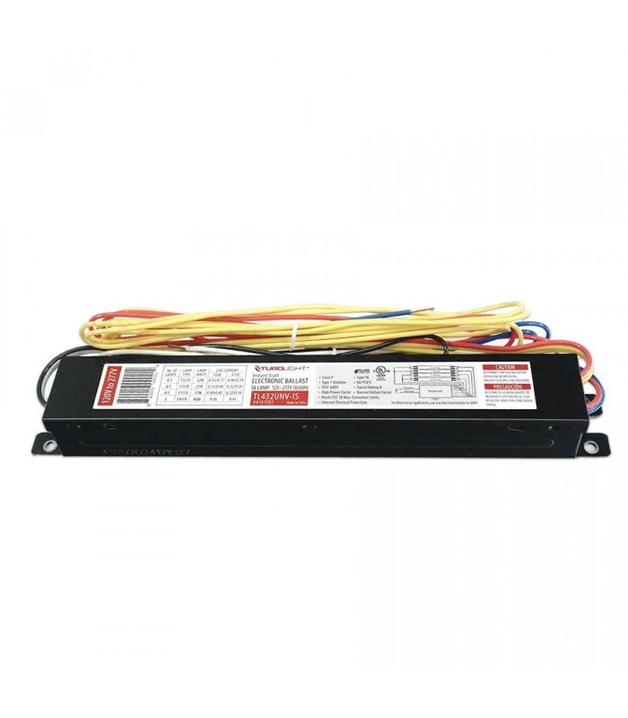 Electronic Ballast for 3 to 4 Fluorescent Lamps - 120V/277V