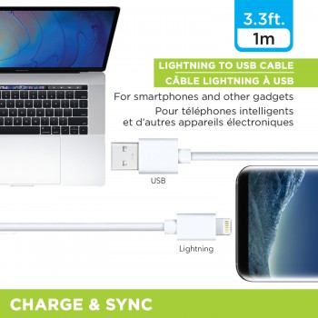 eLink 3.3 ft. Lightning to USB cable