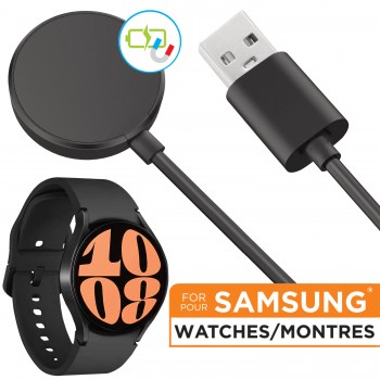 eLink Chargeur sans fil USB magnétique de 3,3 pieds pour Samsung Galaxy Watch