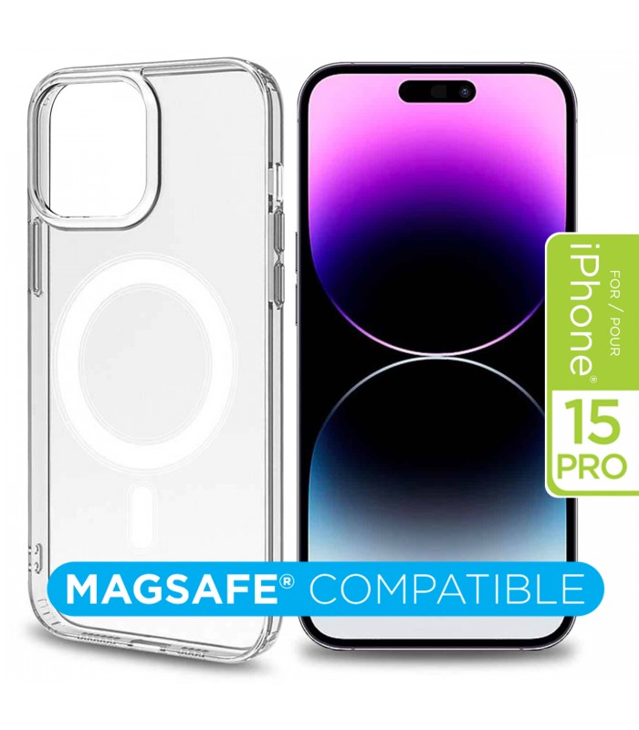 eLink Etui magnetique compatible MagSafe - iPhone 15 Pro