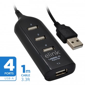 eLink USB HUB 2.0 hi-speed ports