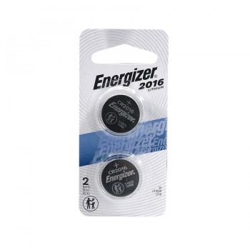 Pile bouton CR2016 ENERGIZER Lithium - 3 V - Paquet de 2