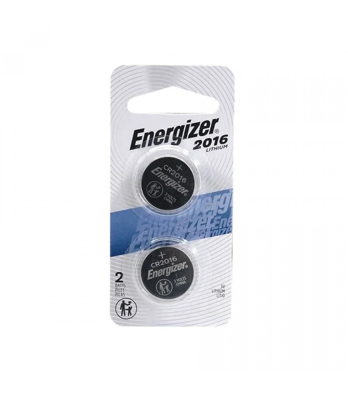Pile bouton CR2016 ENERGIZER Lithium - 3 V - Paquet de 2 Pile bouton CR2016 ENERGIZER Lithium - 3 V - Paquet de 2