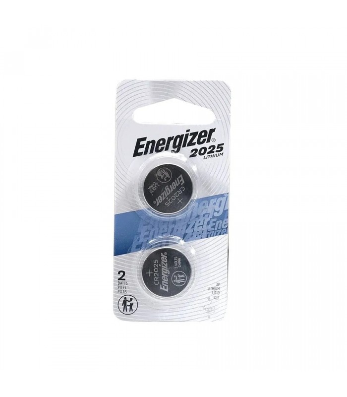 Energizer Pile bouton CR2025 Lithium - 3 V - Paquet de 2