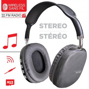 Escape Wireless Hands-free Stereo Headphones with FM Radio