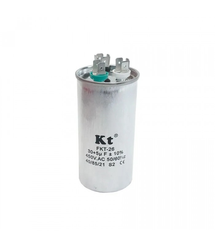 Condensateur CA FKT-26 30 + 5 uF - 450V CA