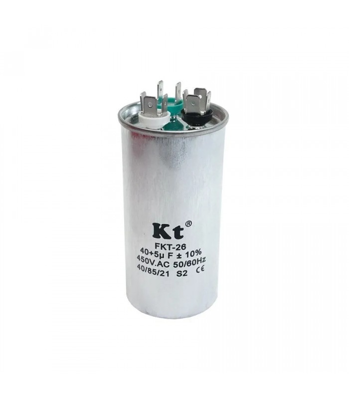 Condensateur CA FKT-26 40 + 5 uF - 450V CA