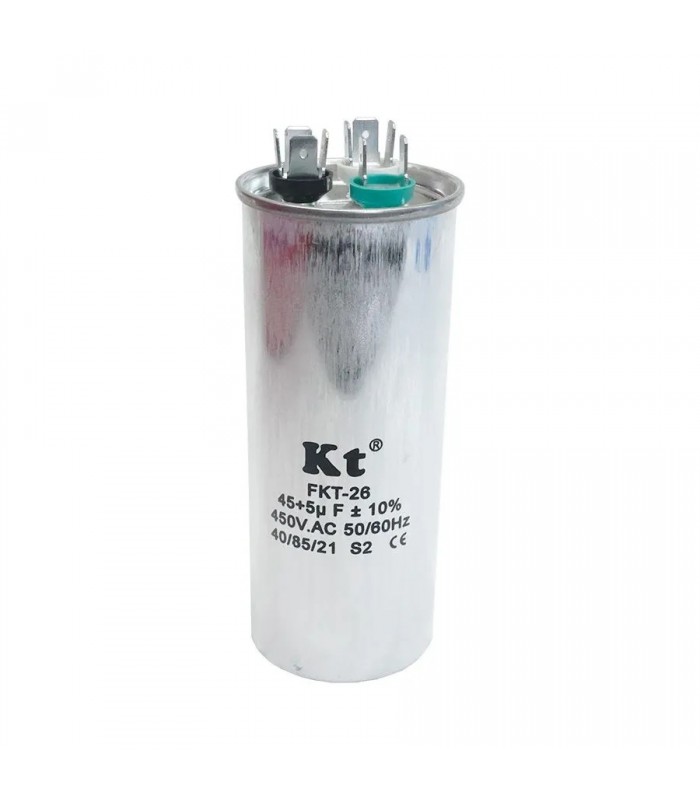 FKT-26 45 + 5 uF 450 V AC Capacitor