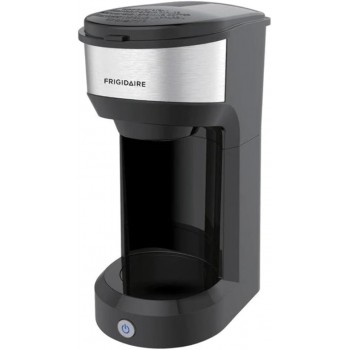 Frigidaire Cafetière 1 Tasse au Design Rétro avec Technologie d'Infusion Rapide et Contrôle à Simple Pression Noir