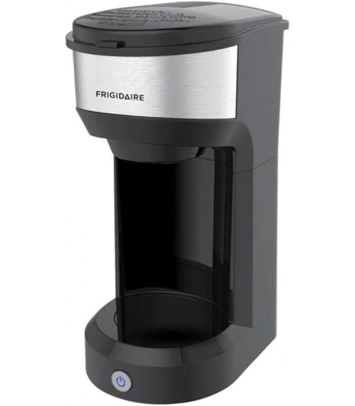 Frigidaire Cafetière 1 Tasse au Design Rétro avec Technologie d'Infusion Rapide et Contrôle à Simple Pression Noir