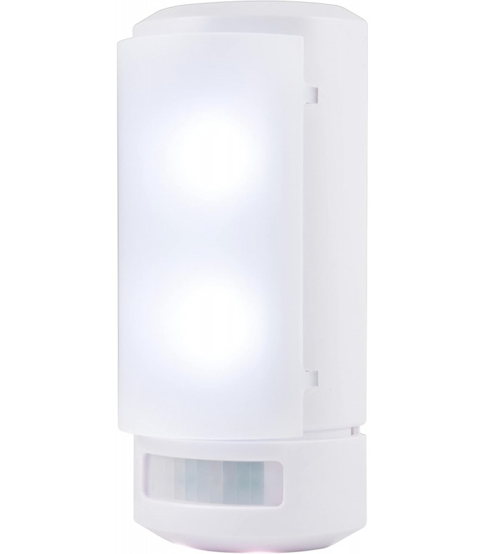 GE Applique murale LED sans fil, détecteur de mouvement, marche/arrêt manuel, lumière blanche chaude, fonctionne avec piles