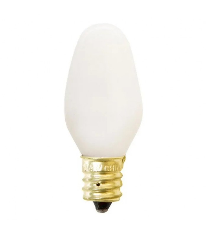 Globe Ampoule 130V 7W E12 - Paquet de 2