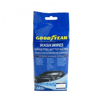 Goodyear Car Exterior Surface Cleaning Wipes - 12-Pack