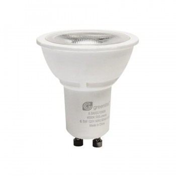 Greenlite Dimmable LED Light Bulb MR16 - 120V - 6.5W - GU10 - 4000K