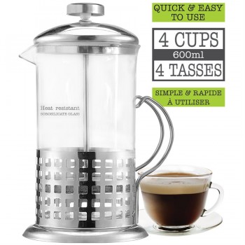 Hauz 600ml French Press Coffee & Tea maker