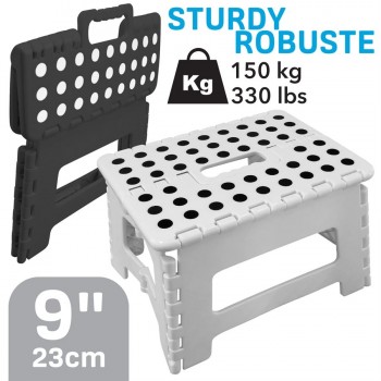 Hauz Tabouret Escabeau Pliant - 9 po.