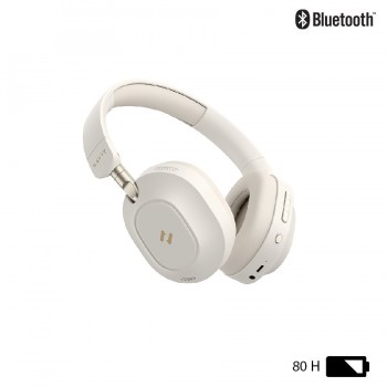 Havit Casque d'écoute Bluetooth fermé à suppression active du bruit - Beige