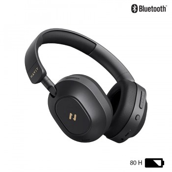 Havit Casque d'écoute Bluetooth fermé à suppression active du bruit - Noir