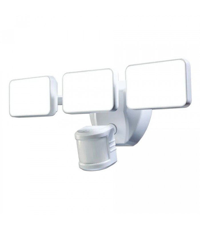 Heat Zenith LED Motion Sensor Security Light - Triple Head - White